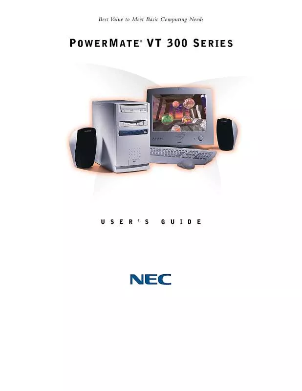 Mode d'emploi NEC POWERMATE VT 300
