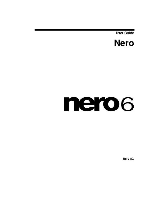 Mode d'emploi NERO 6
