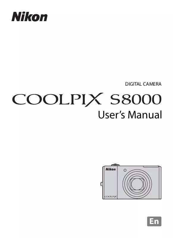 Mode d'emploi NIKON COOLPIX S8000