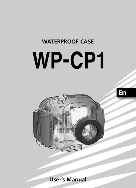 Mode d'emploi NIKON WP-CP1 WATERPROOF CASE