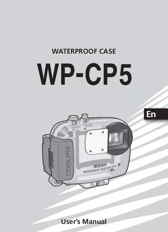 Mode d'emploi NIKON WP-CP5 WATERPROOF CASE