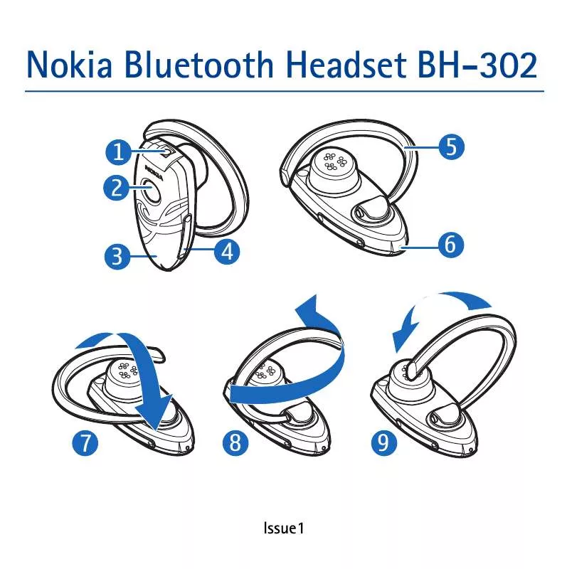 Mode d'emploi NOKIA BLUETOOTH HEADSET BH-302