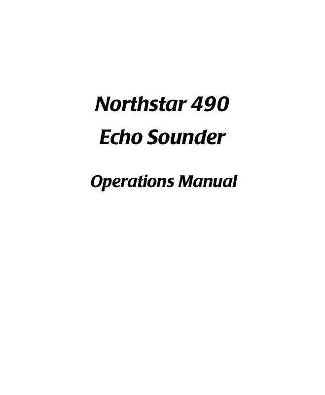 Mode d'emploi NORTHSTAR 490 ECHOSOUNDER