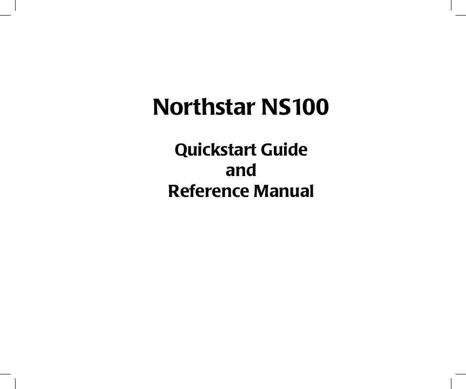 Mode d'emploi NORTHSTAR NS100 VHF