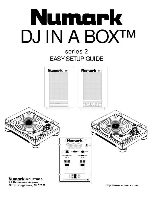 Mode d'emploi NUMARK DJ IN A BOX 2