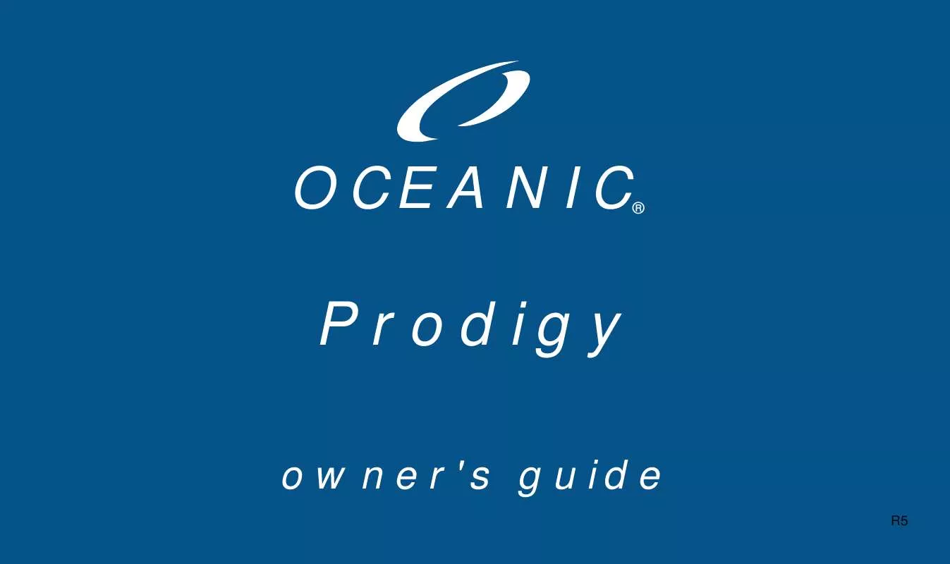 Mode d'emploi OCEANIC PRODIGY