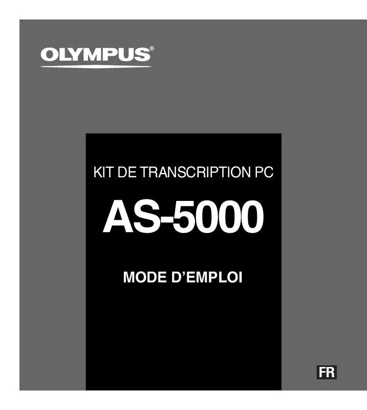 Mode d'emploi OLYMPUS AS-5000