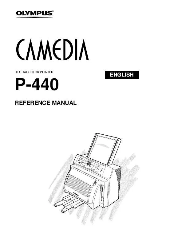 Mode d'emploi OLYMPUS CAMEDIA P-440
