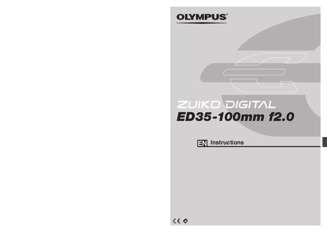 Mode d'emploi OLYMPUS ED 35-100MM F2.0