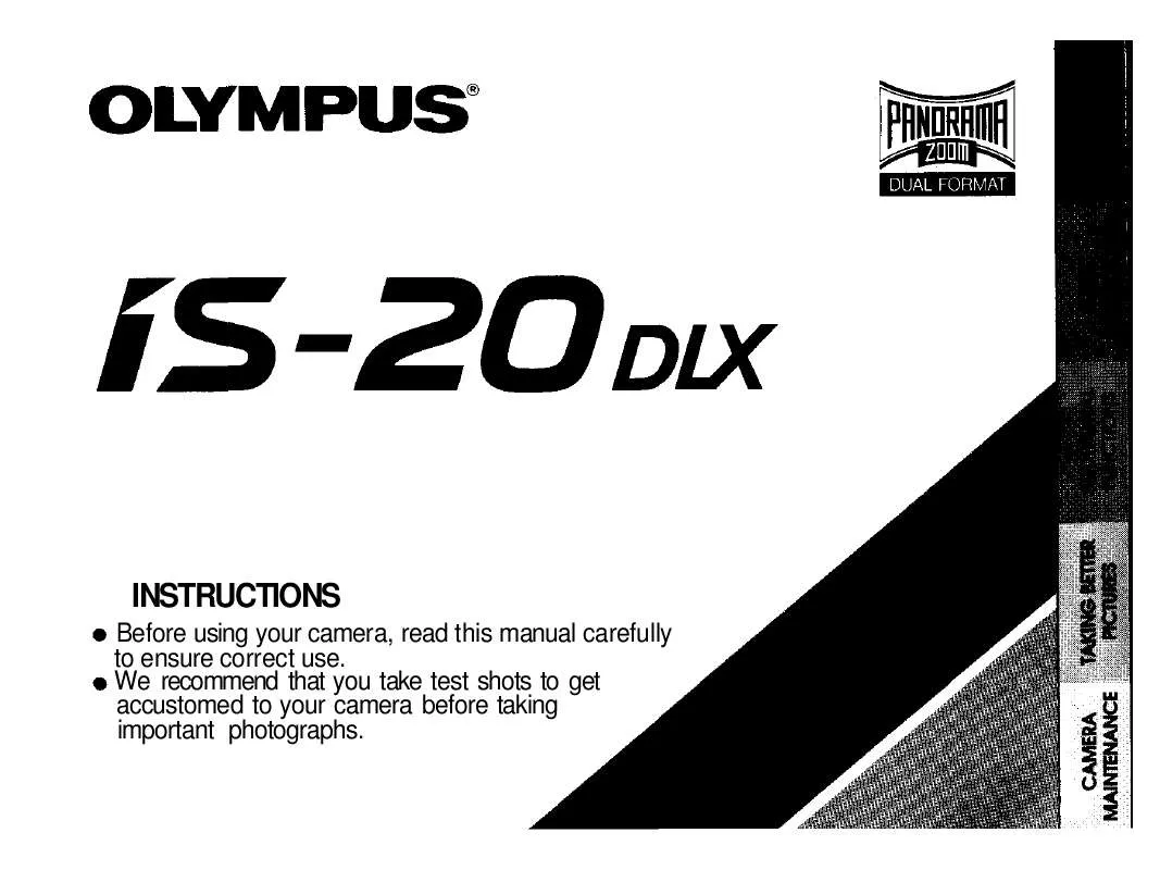 Mode d'emploi OLYMPUS IS-20 QD