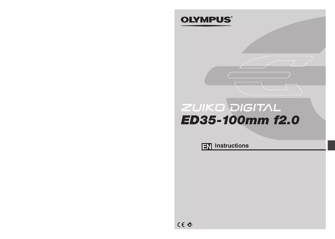 Mode d'emploi OLYMPUS ZUIKO DIGITAL ED 35-100MM F2.0