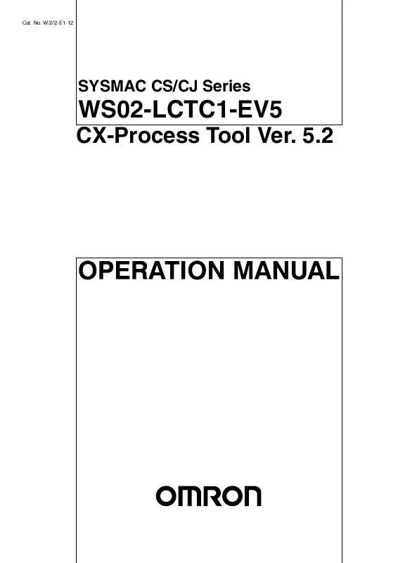 Mode d'emploi OMRON WS02-LCTC1-EV5