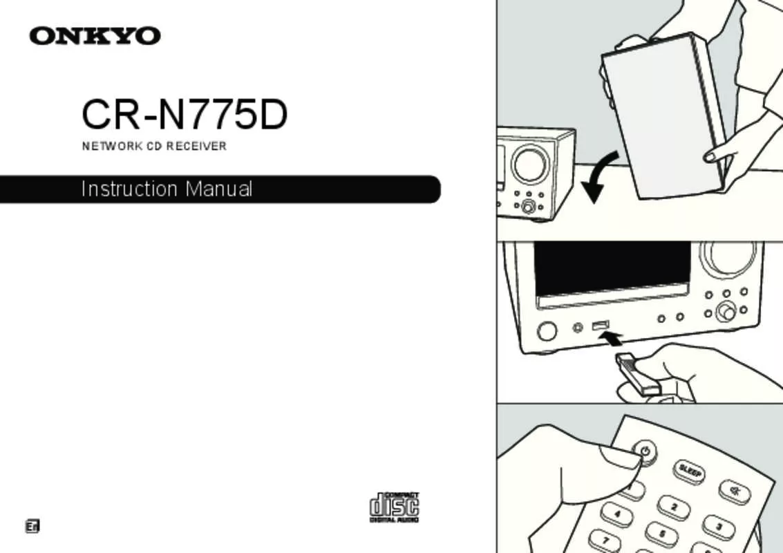Mode d'emploi ONKYO CR-N775D