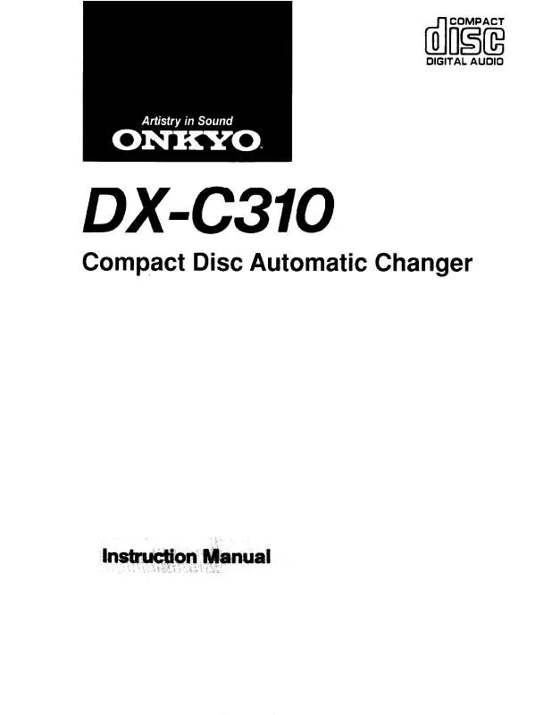 Mode d'emploi ONKYO DX-C310
