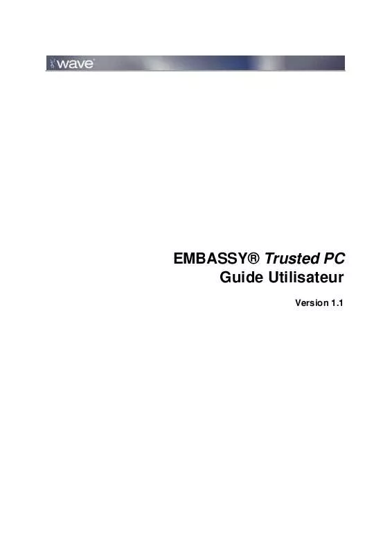 Mode d'emploi PACKARD BELL EMBASSY TRUSTED PC CARD READER (2002-07 > 2003-06)