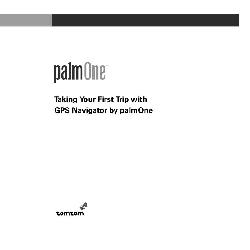 Mode d'emploi PALM GPS NAVIGATOR