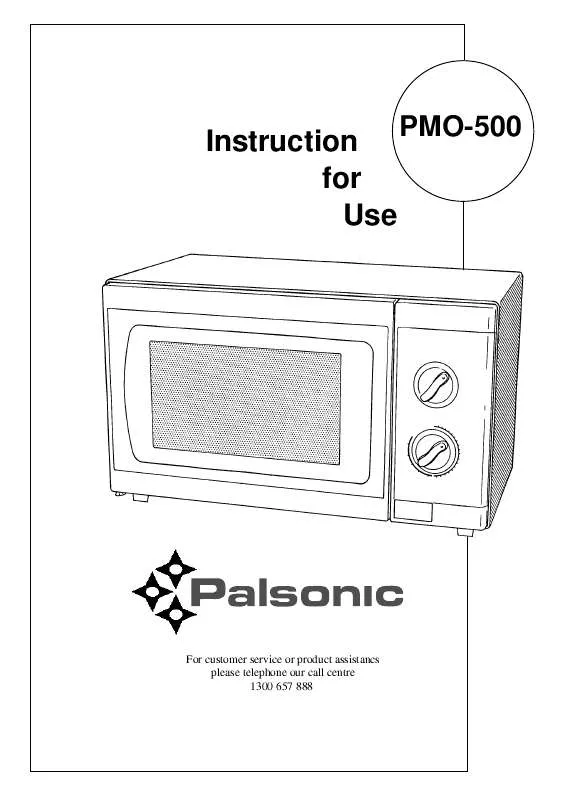 Mode d'emploi PALSONIC PMO-500