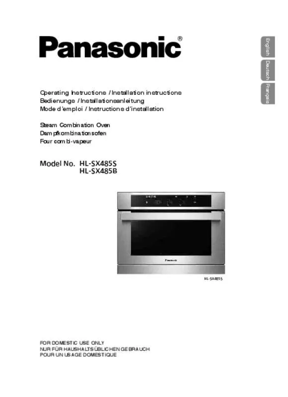 Mode d'emploi PANASONIC HLS-X485B