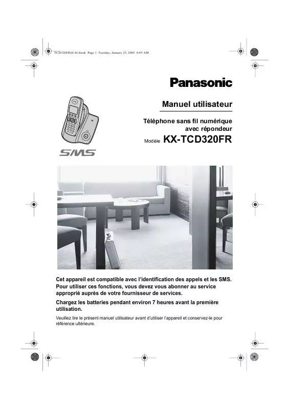 Mode d'emploi PANASONIC KXTCD320FR