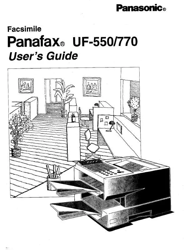 Mode d'emploi PANASONIC PANAFAX UF-550