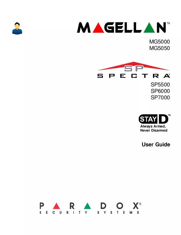 Mode d'emploi PARADOX MAGELLAN MG5000