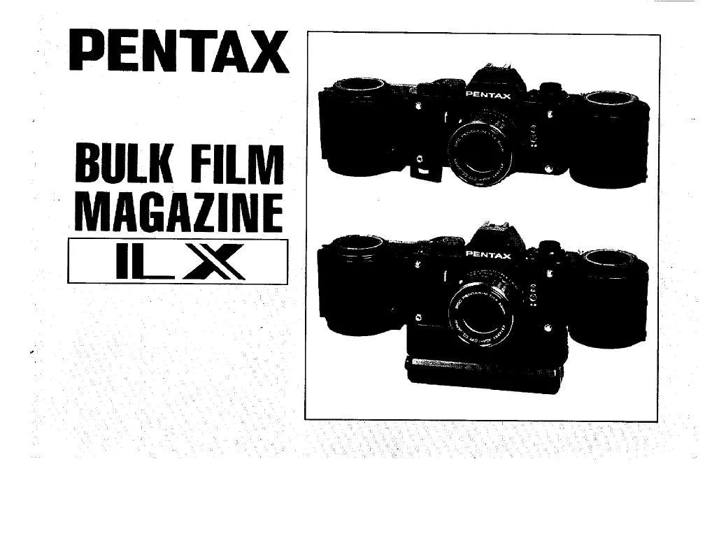 Mode d'emploi PENTAX BULK FILM MAGAZINE LX