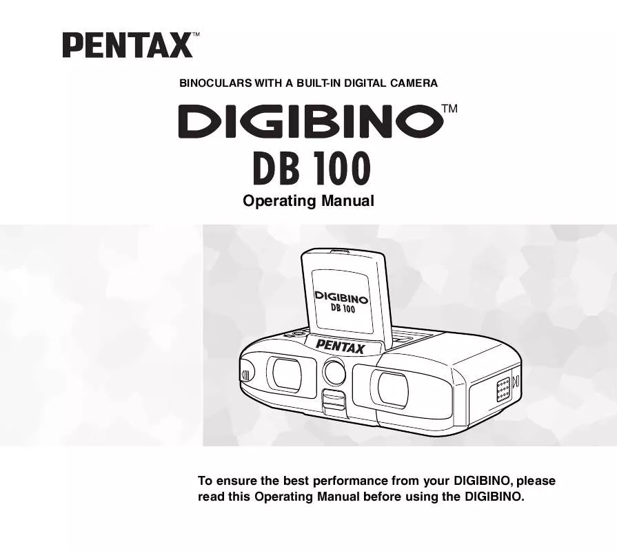 Mode d'emploi PENTAX DIGIBINO (DB-100)