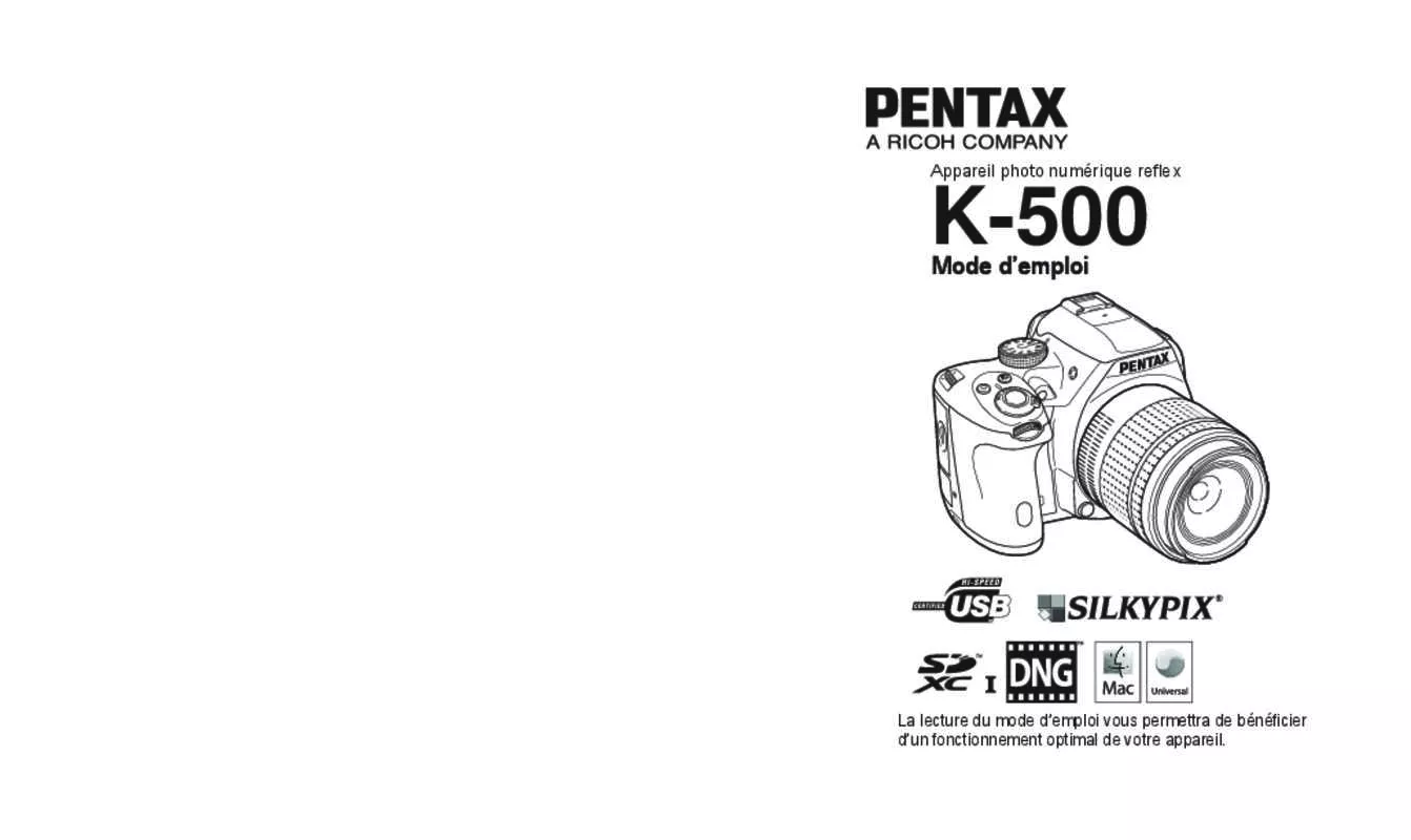 Mode d'emploi PENTAX K-500