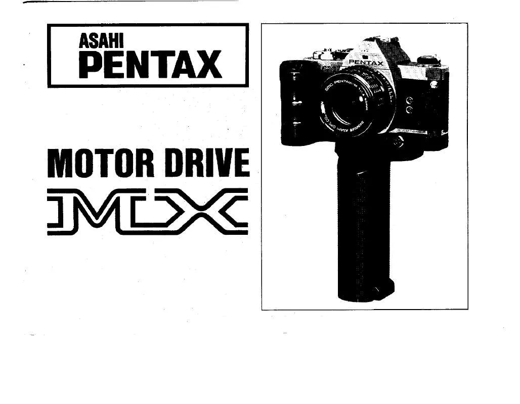 Mode d'emploi PENTAX MOTOR DRIVE MX