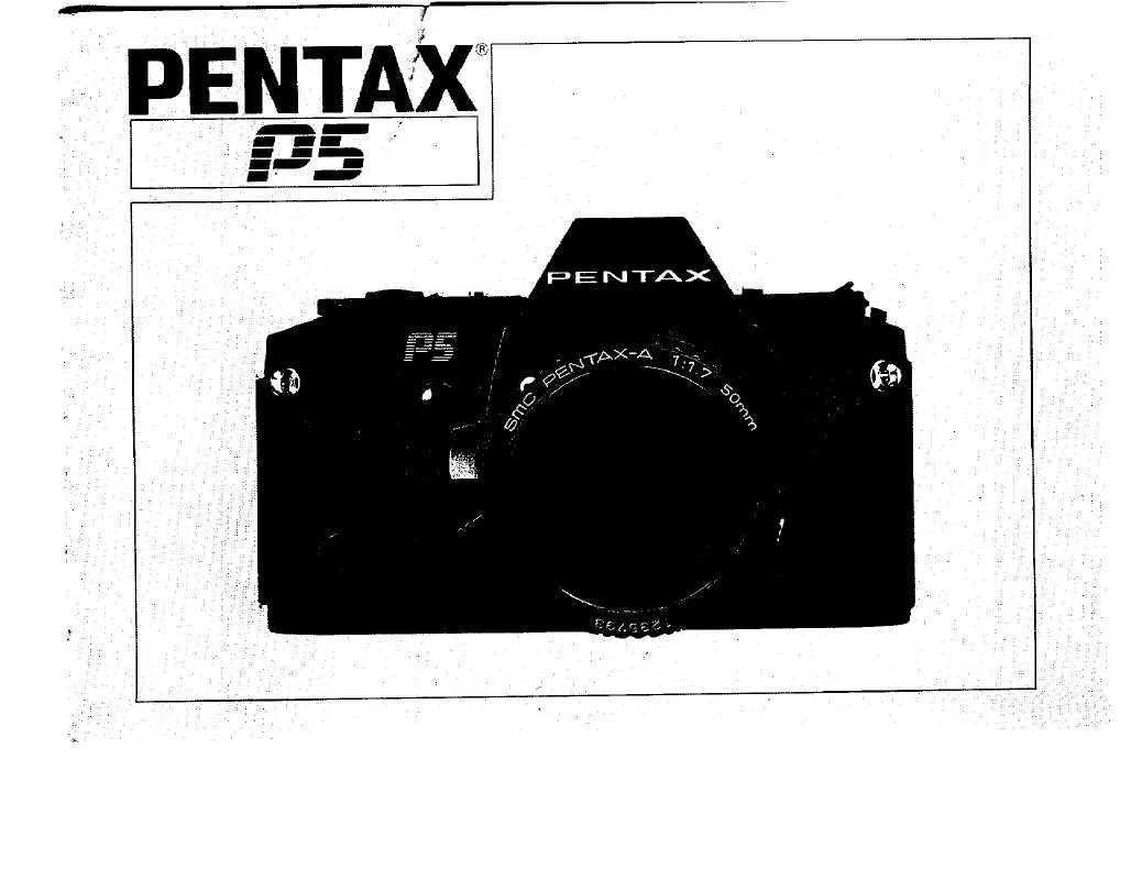 Mode d'emploi PENTAX P-5