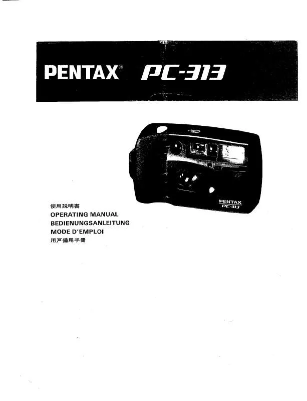 Mode d'emploi PENTAX PC-313