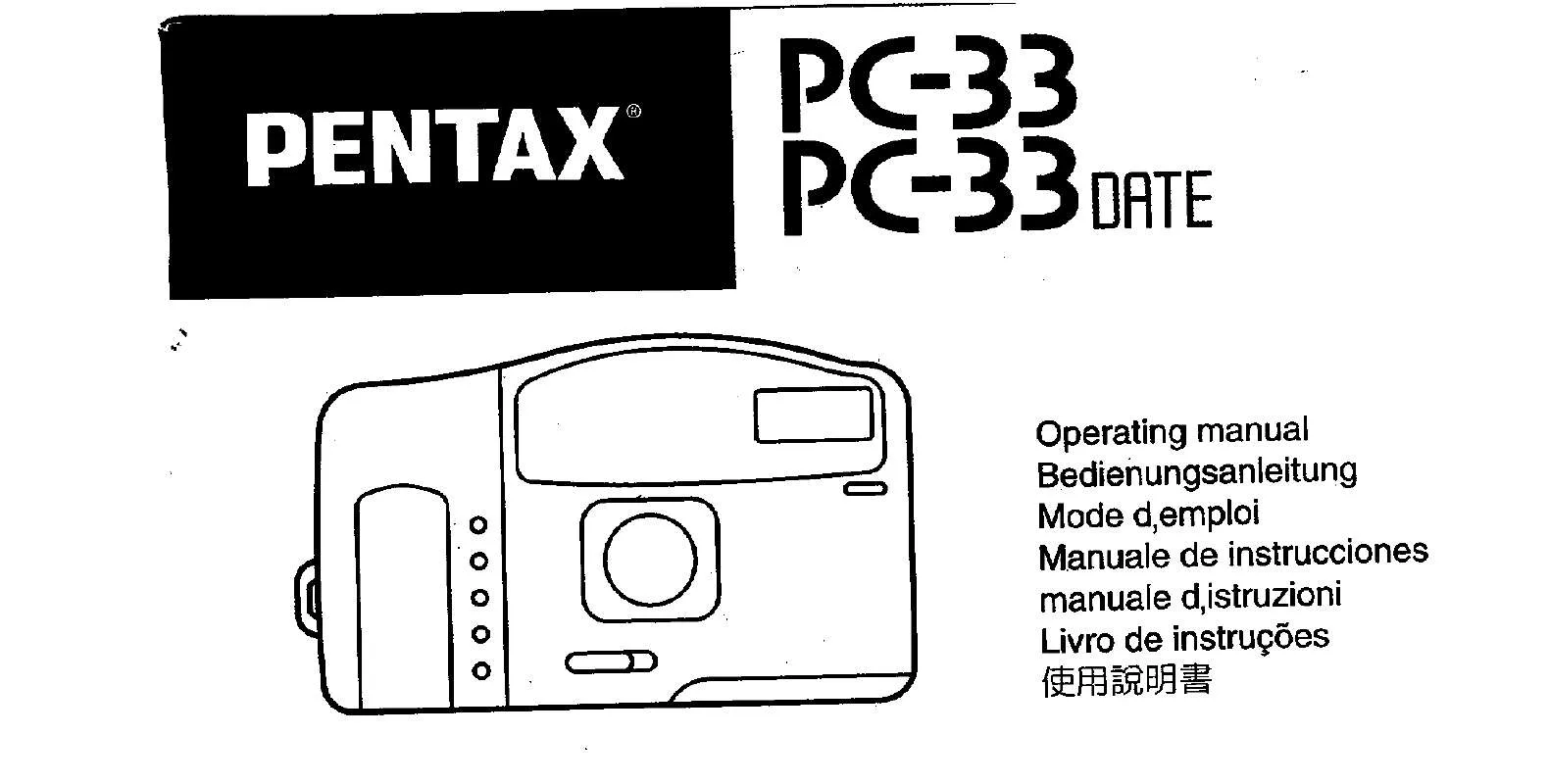 Mode d'emploi PENTAX PC 33