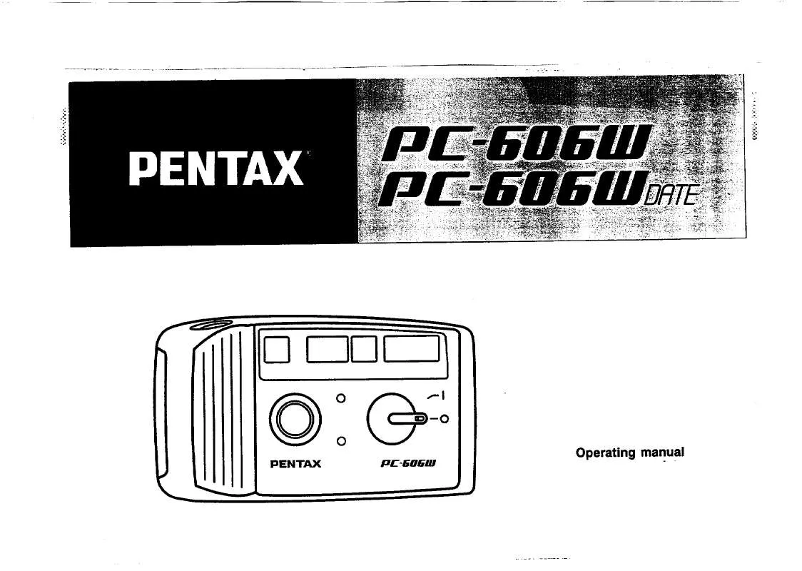 Mode d'emploi PENTAX PC-606W