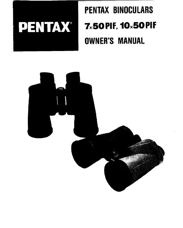 Mode d'emploi PENTAX PIF 7X10