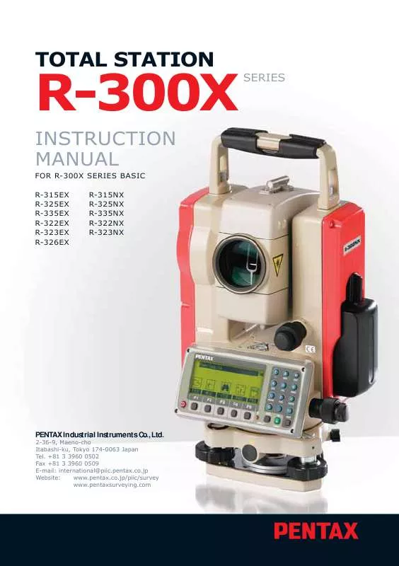 Mode d'emploi PENTAX R-300X