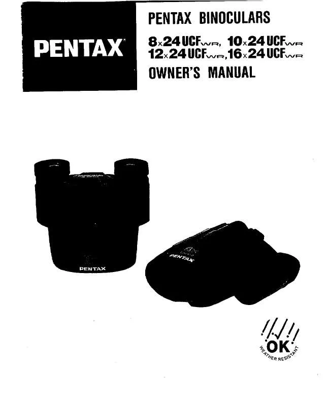 Mode d'emploi PENTAX UCF WR 12X24