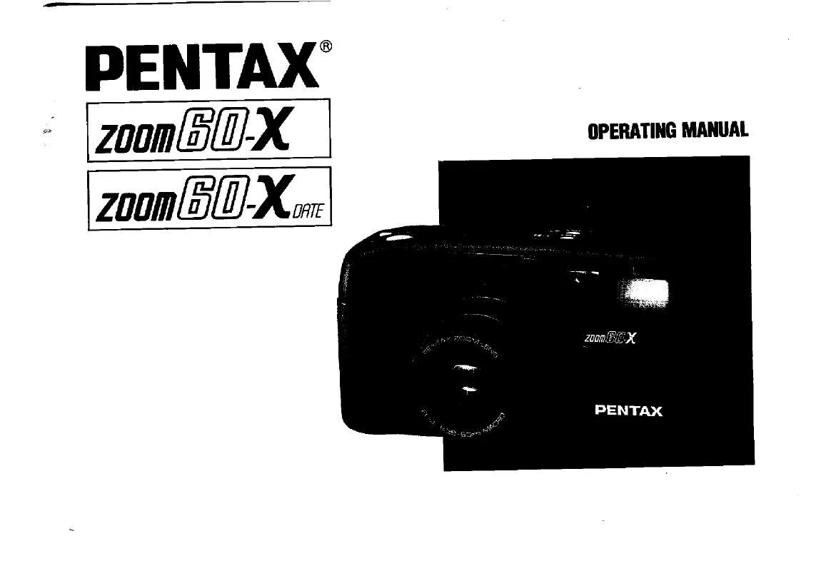 Mode d'emploi PENTAX ZOOM 60-X