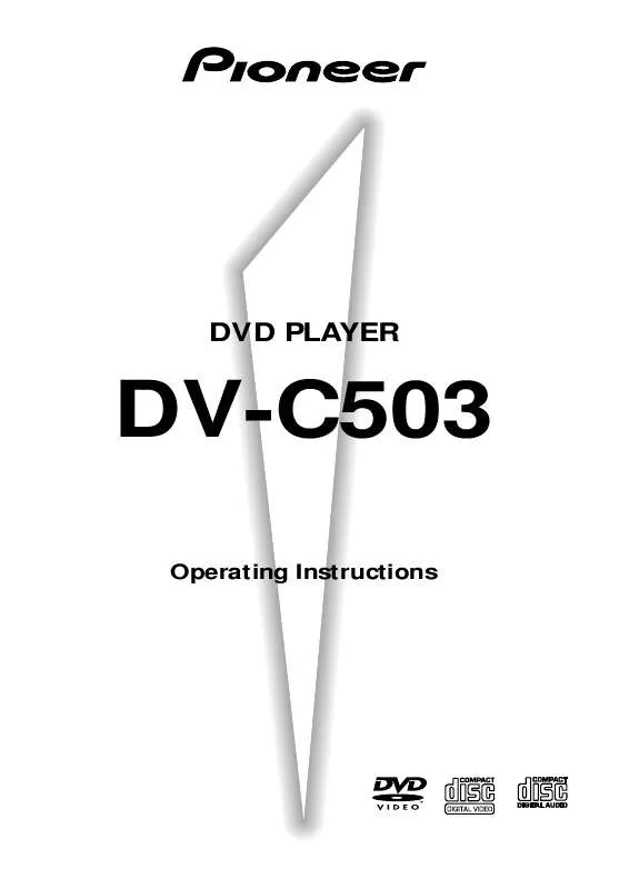Mode d'emploi PIONEER DV-C503