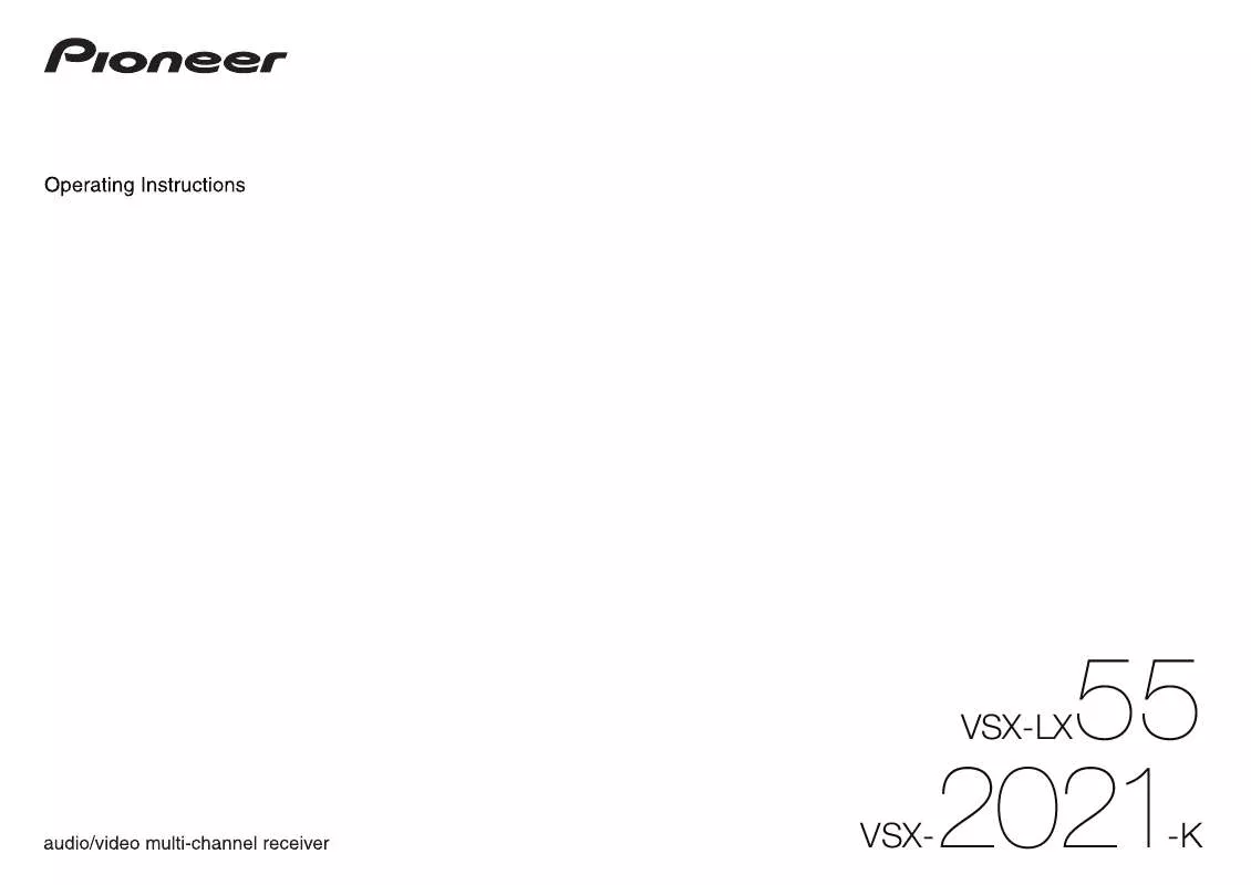 Mode d'emploi PIONEER VSX-2021