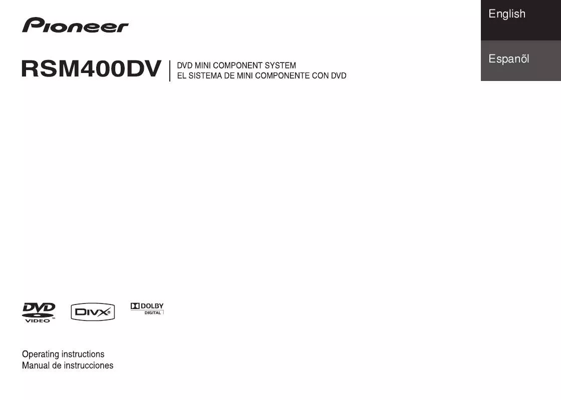 Mode d'emploi PIONEER X-RSM400DV -