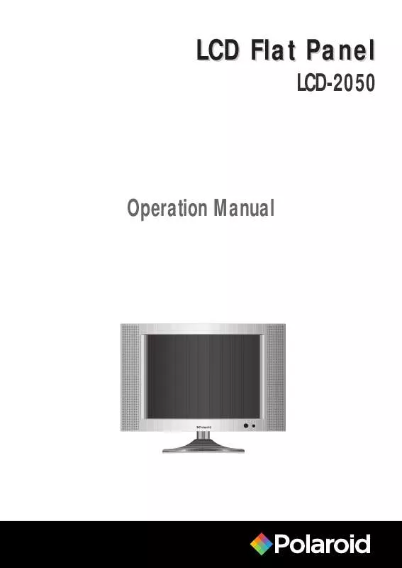 Mode d'emploi POLAROID LCD-2050