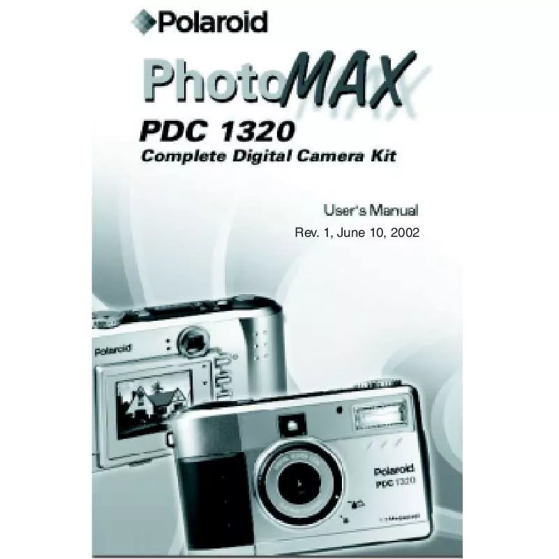 Mode d'emploi POLAROID PHOTOMAX PDC 1320