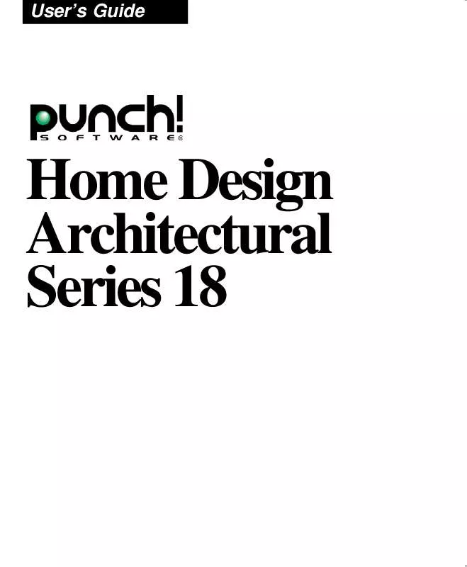 Mode d'emploi PUNCH! SOFTWARE ARCHITECTURAL SERIES 18 V8