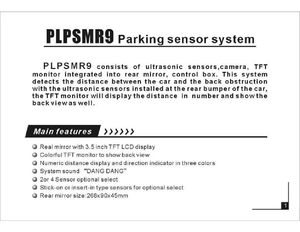 Mode d'emploi PYLE PLPSMR9