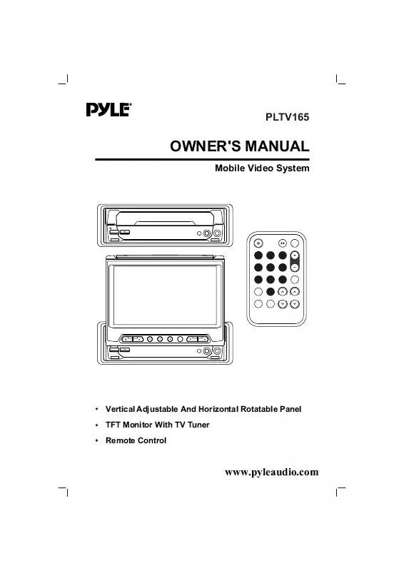 Mode d'emploi PYLE PLTV165
