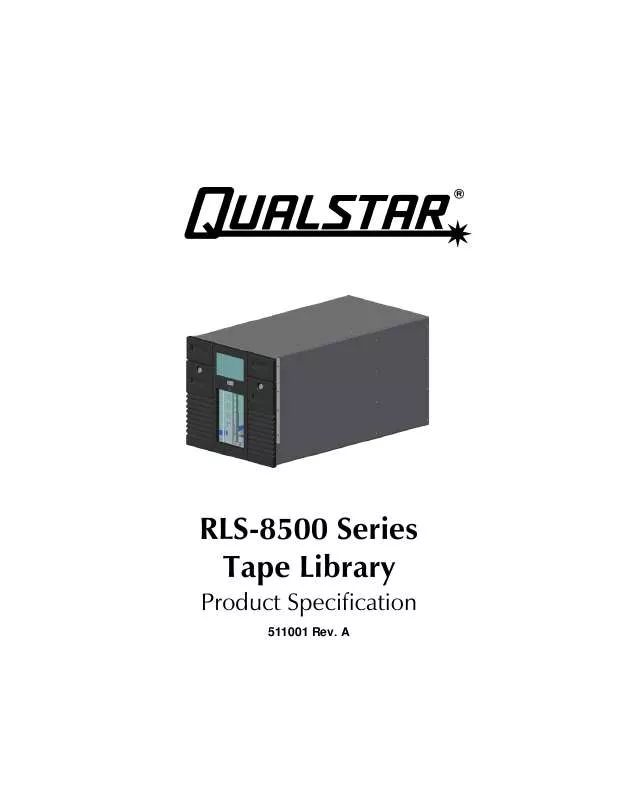 Mode d'emploi QUALSTAR RLS-8500