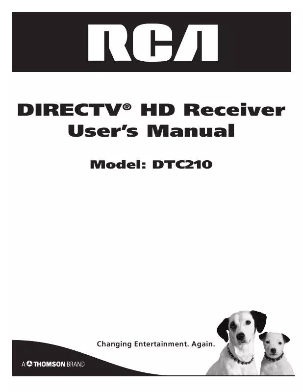 Mode d'emploi RCA DTC-210