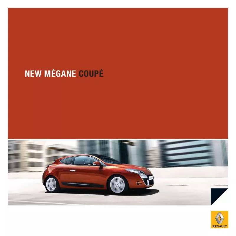 Mode d'emploi RENAULT NEW MEGANE COUPE