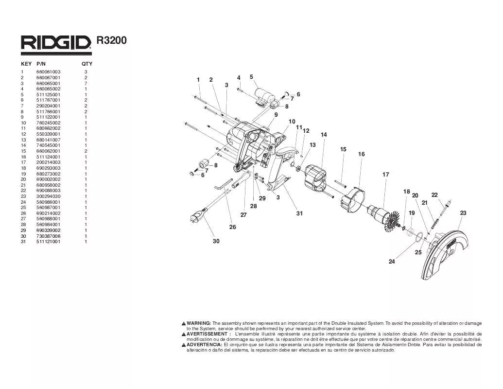 Mode d'emploi RIDGID R3200