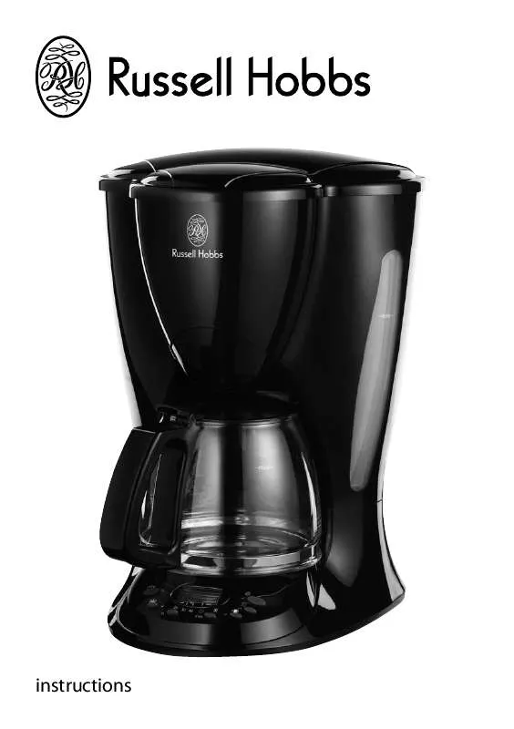 Mode d'emploi RUSSELL HOBBS GRIND AND BREW COFFEE MAKER